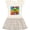 Natural with Stripes, variant on I'm Four Comic Book Girls Toddler Dress