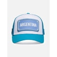 thumbnail image 2 of FIFA World Cup 2026 Rubber Country Patch Trucker Soccer Cap - Argentina, 2 of 6