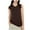 Brown, variant on ZyeKqe Womens Tank Tops Sleeveless Shirts Crewneck Undershirts Vest Casual Comfy Base Layer Homewear