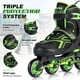 thumbnail image 5 of Patines en línea 2PM SPORTS Torinx ajustables para niños y adultos, 5 of 7