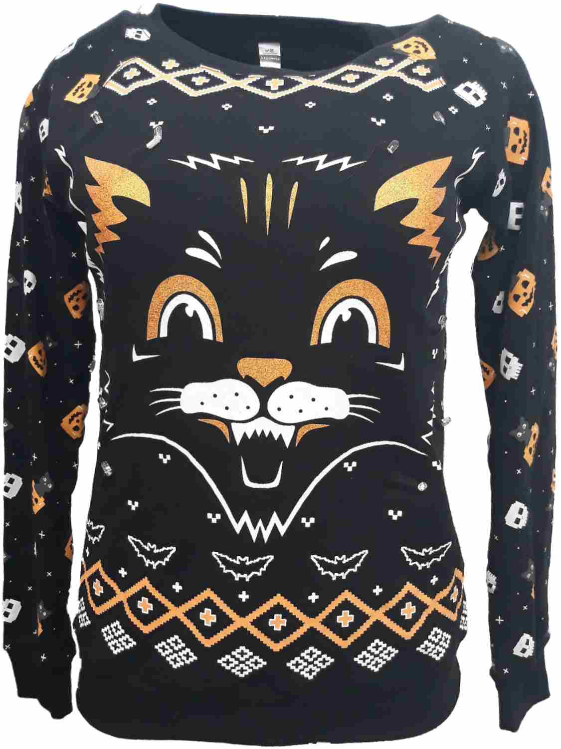 halloween cat sweater