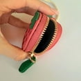 thumbnail image 6 of Strawberry Coin Purse, Cute Leather Bag Charm for Handbag, Mini Keychain Wallet with Zipper, Pouch Wallet Gift for Women and Girls, 6 of 7