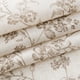 thumbnail image 5 of Cortinas de Lino Floral Jinchan 97x137 cm Taupe Beige 2 Paneles, 5 of 9