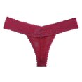 thumbnail image 3 of Tanga sexy de cintura baja para mujer, ropa interior de encaje transparente, 3 of 6