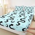 thumbnail image 3 of Castle Fairy Boys Girls Animal Snake Full Size Sheets,Bohemian Moon Stars Bed Sheets, 3 of 7