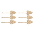 thumbnail image 3 of Horquilla de la hoja de la vendimia Yinane de metal 6 piezas, 3 of 6