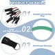 thumbnail image 3 of Bandas de tubo de resistencia Uxcell, banda de resistencia apilable de 40 lbs, banda de ejercicio para estiramiento para entrenar en casa, verde, 3 of 5