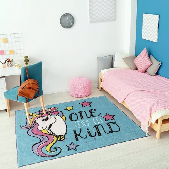 Nickelodeon Jojo Swia One of a Kind Kids Plush Youth Indoor Area Rug, 3'x5'