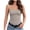 Beige, variant on Girls Knitted Tank Tops Summer Casual Comfy Stretchy Sleeveless Halter Crew Neck Ribbed Basic Tunic Blouse (3-4Years, Beige)