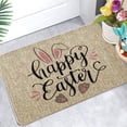 thumbnail image 4 of Bdday Easter Carpet Three Sizes Faux Wool Entry Door Mat Bathroom Non Slip Mat Cartoons Pattern Easter Decoration Holiday Decorations, 4 of 6