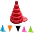 thumbnail image 4 of Bearachild Embudo de cocina de silicona plegable pequeño de silicona plegable práctico Cocina y Comedor negro, 4 of 6