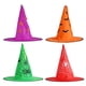 thumbnail image 1 of 4 Uds. Sombrero de bruja con luz Led para Halloween, colgante brillante con estampado de telaraña, 1 of 5