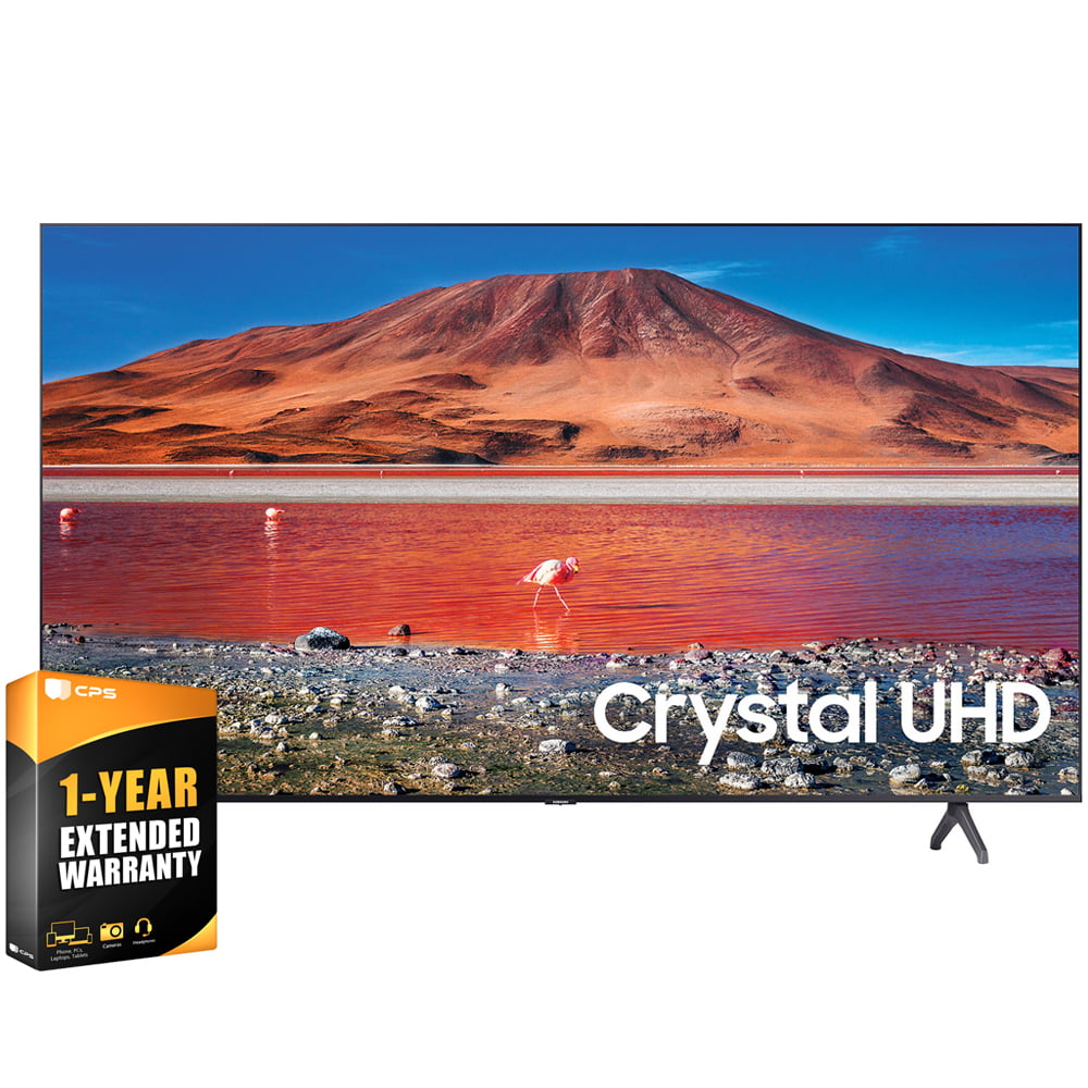 Samsung UN55TU7000FXZA 55 inch 4K Ultra HD Smart LED TV 2020 Model Bundle with 1 Year Extended Warranty (UN55TU7000 55TU7000 55 Inch TV 55&quot; TV)