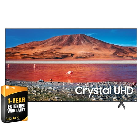 Samsung UN55TU7000FXZA 55 inch 4K Ultra HD Smart LED TV 2020 Model Bundle with 1 Year Extended Warranty (UN55TU7000 55TU7000 55 Inch TV 55" TV)