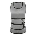 Uinagy Sauna Vest Waist Trainer for Mens Sauna Suit Double Body for