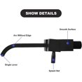 thumbnail image 3 of Wall Mounted Sink Mixer Tap G1/2 Cold Water Faucet Copper Wall Mounted Faucet Extra Wide Spout Faucet Concealed Faucet One Handle Kitchen Bathroom Faucet Wall Mount, 3 of 5