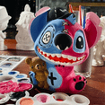 thumbnail image 4 of Cartoon Diy Coloring Stilly Vinyl White Embryo Toy Non-plaster Piggy Bank-SinKeeU, 4 of 4
