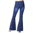thumbnail image 2 of Grace in LA Stripe Flare Jeans, Size 32, 2 of 2