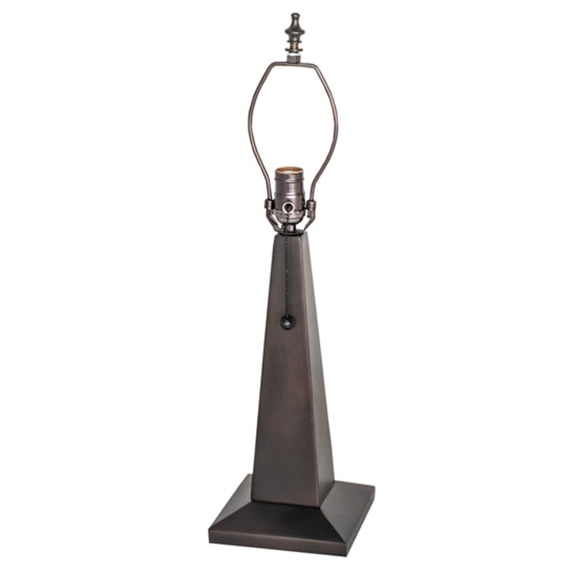 14 in. Obelisk Mission Table Lamp Base