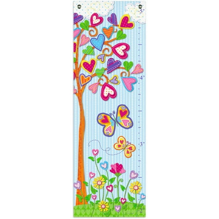 - Oopsy Daisy Too Growth Chart, Hearts Tree