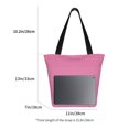 thumbnail image 3 of Pofeuu Gingham Print Women Fashion Shoulder Handbags Top Handle Satchel Bags Tote Shoulder Shopping Bag Stylish Canvas Tote Bag, 3 of 6