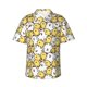 thumbnail image 1 of Fotbe Cartoon Chicken Camisa Hawaiana para Hombre Unisex – Camisa Casual de Verano con Botones de Manga Corta de Algodón y Lino,Medium, 1 of 7