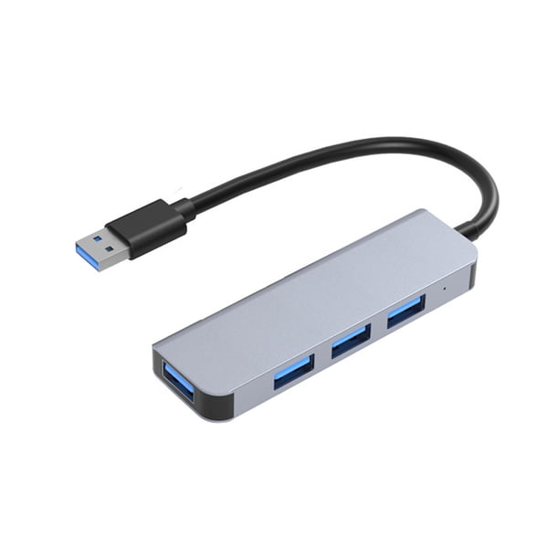 Estación de acoplamiento USB 3,0, carcasa de aleación de aluminio, divisor portátil, teclado de ratón de baja demora, adaptador de disco en U, convertidor de portátil USB 3,0 Inevent EL005651-01B