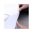 thumbnail image 2 of 1pc Electrogalvanized Silver Door Edge Guard Scratch Protector For Car, Bumper Scratch Strip For Car Decoration, Universal Car Model, 2 of 5