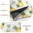 thumbnail image 6 of 2x3 Ft Entryway Area Rug, Summer Pineapple Kitchen Rug Runner Washable Floor Mat, Modern Tropical Fruit Watercolor Non Slip Indoor Door Mat Throw Carpet for Bathroom Living Room Bedroom, 6 of 8