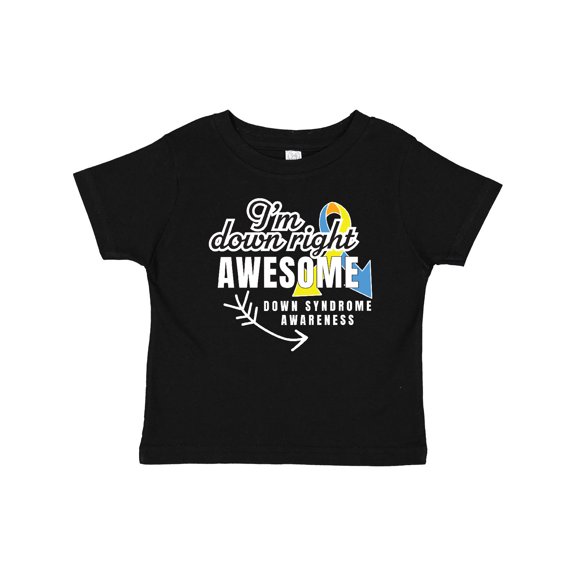 Inktastic Im Down Right Awesome Down Syndrome Awareness with Arrow Boys or Girls Baby T-Shirt
