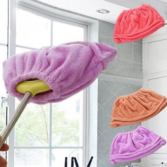 3Pcs Lazy Cover Mop Cleaning Cloth Broom Cover Water Absorption Washable Mops Reusable for House Kitchen Car Window