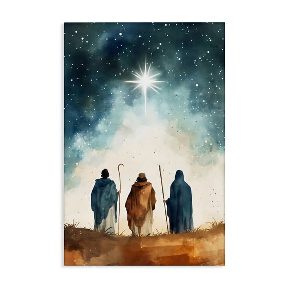 Guided Wisdom Shepherds Canvas Wall Art, design by Petal Prints Design