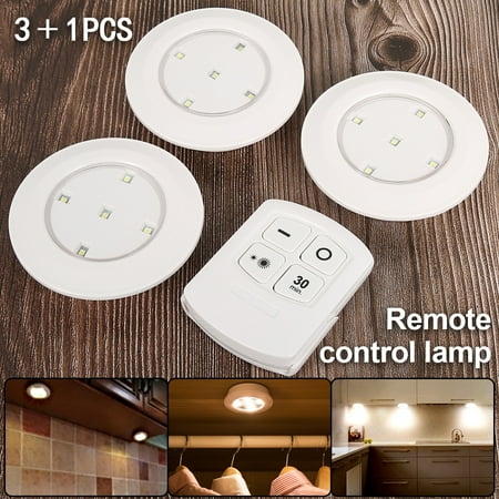 

Willstar Remote Control Light Wireless LED Puck Light with Remote Control Under Cabinet Lighting for Kitchen Closet Pantry Counter US