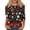 ANO40-Deep Red, variant on Christmas Shirts For Women 3/4 Length Sleeve Tops Cute Loose Fit Pattern Round Neck Fall Tee Shirts 2026 Trendy Tops Green S