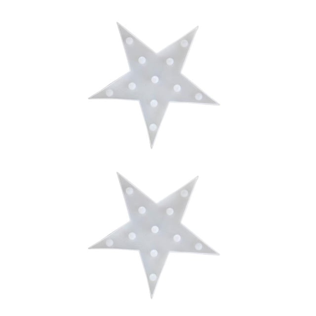 Matsuzay Suministros de fiesta de luz de luna creciente Lámpara LED Forma de dibujos animados Lámparas de iluminación Estrella Type1 NO1