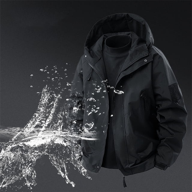 pstuiky manga larga para hombre, Chaqueta informal de hombre de color liso con capucha, manga larga y bolsillo con cremallera, estilo stormtrooper top de hombre xl
