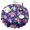 Pioneer Flower Floral-1, variant on Pioneer Flower Floral Print Pattern Round Tablecloth 60"x60",Wrinkle Wipeable Table Cloth for Kitchen Dining Room Picnic Patio Party