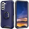 thumbnail image 3 of Nalacover For Samsung Galaxy S23 Plus Slim Case,Luxury Hybrid Hard PC and TPU Rugged Bumper 3-In-1 Rotatable Magnetic Ring Kickstand Four Corner Guard Shockproof Anti-Scratch Back Phone Cover.Blue, 3 of 8