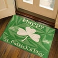 thumbnail image 5 of Costeam Premium 16x24 Inch St. Patrick's Day Green Door Mat, Ultra-Absorbent Non-Slip Washable Bath Rug, Durable Floor Mat, 5 of 8