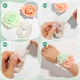 thumbnail image 6 of MRSXXNTY  Floral Tape and Floral Wire Arrangement Tool Kit with Green Floral Tape, Floral Wire, Boutonniere Flower pin, Wire Cutter, White Ribbon and Elastic Pearl Wrist Corsage Bands for Bouquets, 6 of 7