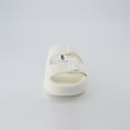 thumbnail image 6 of Cushionaire Fame Pillow Recovery Sandals for Women, Adjustable Double Buckle Waterproof EVA Cloud Slides for Women, 6 of 20