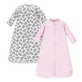 Hudson Baby Infant Girl Cotton LongSleeve Wearable Sleeping Bag, Sack, Blanket, Toile, 03