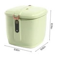 thumbnail image 3 of Gnmfd Large Rice Dispenser Storage Container with Lid, Airtight Grain Food Storage Bucket for Kitchen Pantry Organizers and Storage, Cereal Flour Sugar Bean Container for Countertop Organization, 3 of 8