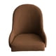 thumbnail image 3 of 1 Pieza Cubierta de Silla de Comedor con Respaldo de Asiento Protectoras Reutilizables para Decoración de Ligero cafe ligero, 3 of 9