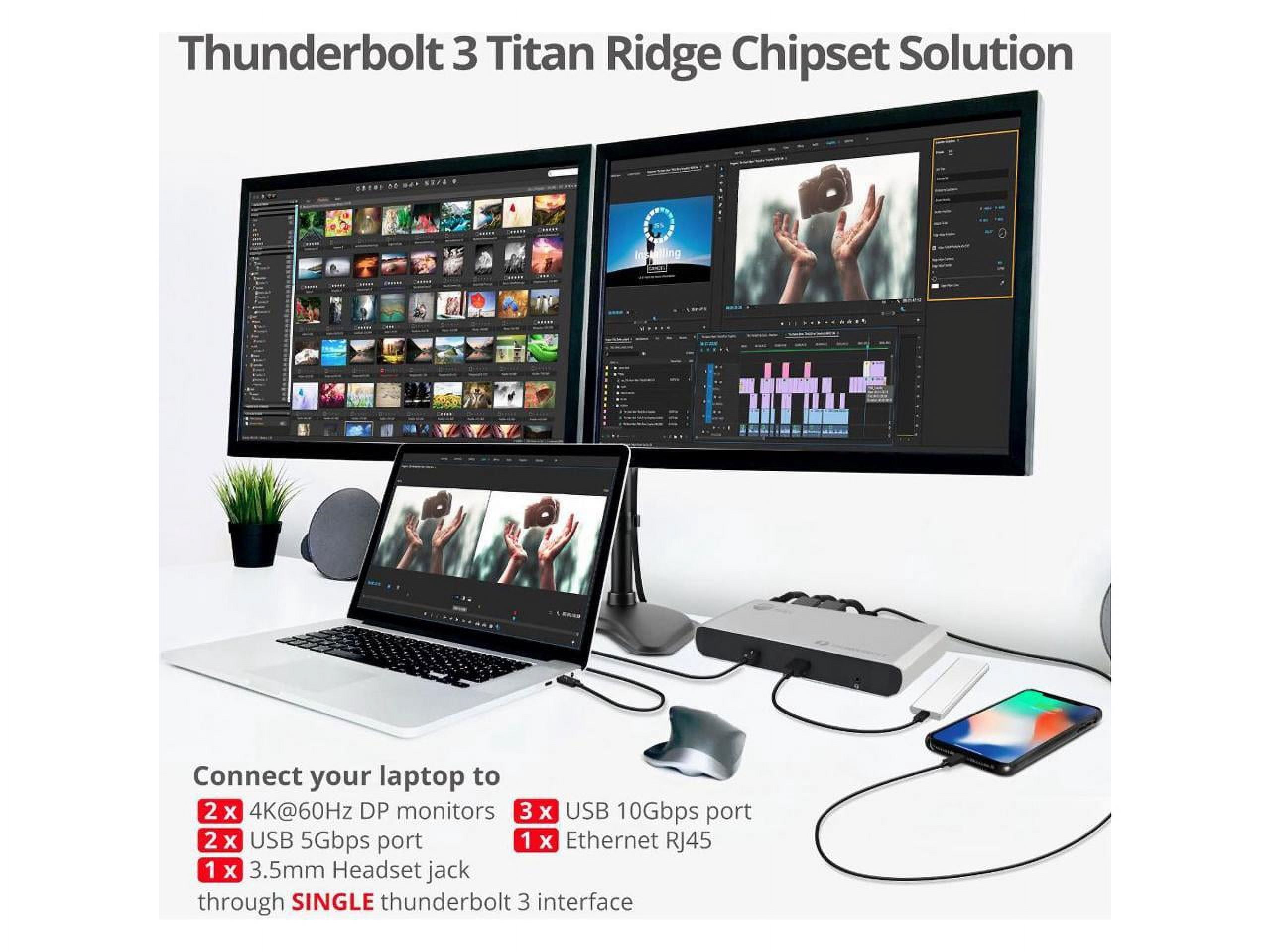 THUNDERBOLT3 DUAL DP 4K VIDEO