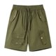 thumbnail image 2 of pstuiky Pantalones cortos para hombre, Pantalones cortos de verano para hombre, informales y cómodos, con bolsillo y cintura elástica y cordón ajustable. Pantalones cortos cargo, 2 of 7