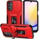 thumbnail image 1 of Funda para GANGXUN Samsung Galaxy A25 5G - Soporte metálico, Función magnética, Rojo, 1 of 5