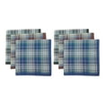 thumbnail image 1 of 6 pañuelos de algodón para hombre, pañuelos suaves a cuadros, regalos para hombre, pañuelo cómodo, 1 of 9