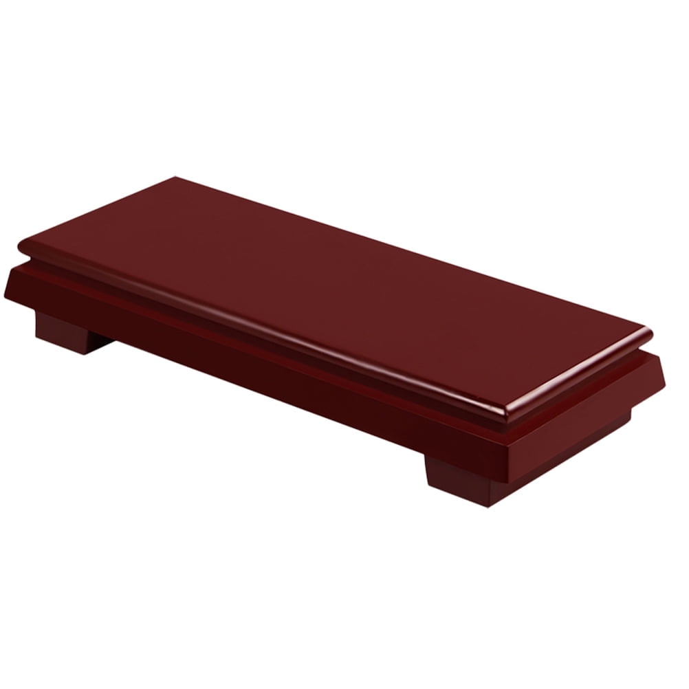 Base Rectangular Para Colocar Arteza Base de madera para pedestal artesanal, base rectangular para maceta ...