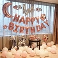 thumbnail image 5 of Kit de globos metálicos con letras Happy Birthday  color Coral, 5 of 5